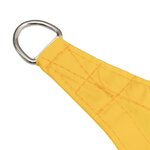 vidaXL Voile de parasol Tissu Oxford triangulaire 4x4x4 m Jaune