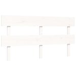 vidaXL Cadre de lit sans matelas blanc 160x200 cm bois de pin massif