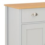 vidaXL Buffet Gris 79x35x81 cm