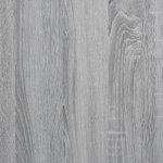 vidaXL Cadre de lit avec tête de lit sonoma gris 160x200 cm