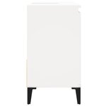 vidaXL Armoire de salle de bain blanc 65x33x60 cm bois d'ingénierie