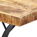 vidaXL Table de salle à manger 180x90x76 cm Bois de manguier massif