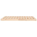vidaXL Cadre de lit 120x190 cm petit double bois massif de pin
