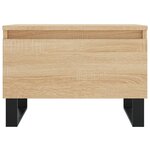 vidaXL Tables basses 2 Pièces chêne sonoma 50x46x35 cm bois d'ingénierie