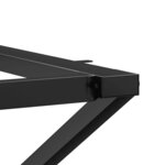 vidaXL Pieds de table à manger cadre en X 60x50x73 cm acier