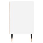 vidaXL Meuble TV blanc 69 5 x 30 x 50 cm bois d'ingénierie