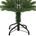 vidaXL Sapin de Noël artificiel mince avec support 120 cm PE