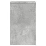 vidaXL Supports pour plantes 2 Pièces gris béton bois d'ingénierie
