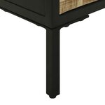 vidaXL Buffet 110x30x70 cm en Bois de Manguier Massif