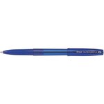 Stylo à bille SUPER GRIP G avec capuchon pointe moyenne bleu x 6 PILOT
