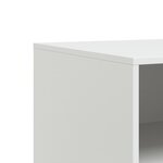 vidaXL Meubles TV 2 Pièces blanc 67x39x44 cm acier