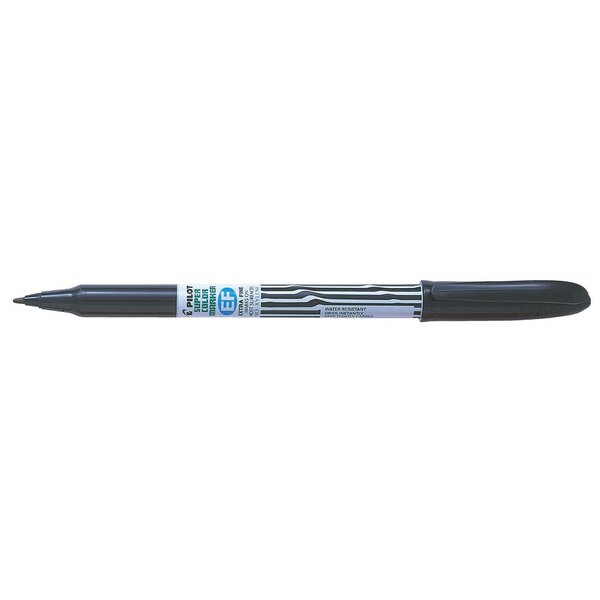 Marqueur Permanent SCAN EF pointe Fibre Extra Fine Noir x 12 PILOT