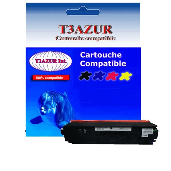 Toner compatible avec Brother TN325 TN326 TN329 pour Brother HL4140CN, HL4150CDN Noire - 4 000 pages - T3AZUR