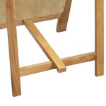 vidaXL Miroir sur pied 48x46 5x150 cm Bois de chêne solide