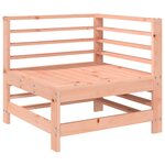 vidaXL Salon de jardin 3 Pièces bois massif douglas