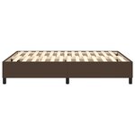 vidaXL Cadre de lit sans matelas marron 140x200 cm similicuir