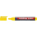 Marqueur Permanent 330 Jaune Pointe Biseautée 1-5 mm x 10 EDDING