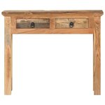 vidaXL Table console 90 5x30x75 cm Bois d'acacia et de récupération