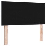 Tête de lit LED vidaXL capitonnée en gris foncé 100 cm en velours
