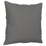 vidaXL Ensemble de canapés 4 Pièces coussins Gris foncé Tissu microfibre