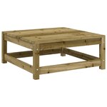 vidaXL Salon de jardin 12 Pièces bois de pin imprégné