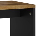 vidaXL Table basse 40x31x46 cm Bois de manguier solide et d'ingénierie