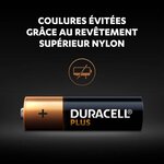 Duracell - NOUVEAU Piles alcalines AA Plus, 1.5 V LR6 MN1500, paquet de 8