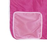 vidaXL Lit mezzanine enfants avec rideaux sans matelas rose 80x200cm