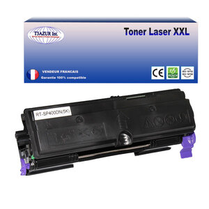 Toner compatible avec ricoh aficio sp400dn  sp450dn remplace ricoh aficio sp400dn/ sp450dn xl- 10 000 pages - t3azur
