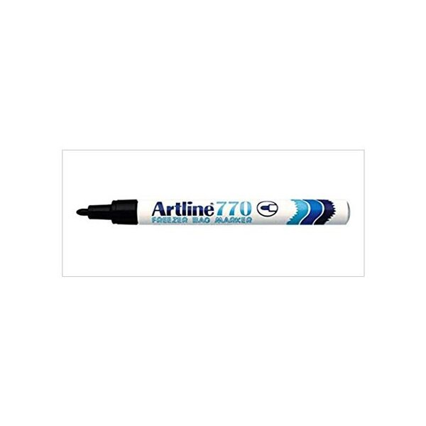 Marqueur '770' spécial 'Congélation' permanent indélébile pointe 1 mm noir ARTLINE