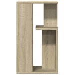 vidaXL Table d'appoint chêne sonoma 35x35x60 cm bois d'ingénierie