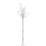 vidaXL Sapin de Noël 200 LED bleu Saule 2 2 m Int/Ext