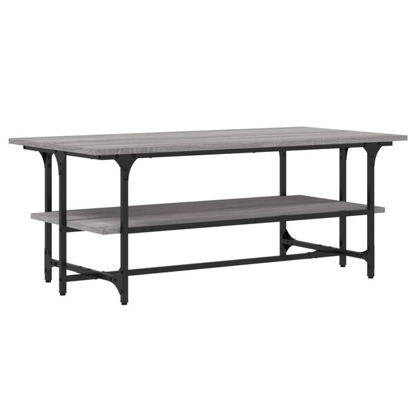 vidaXL Table basse Sonoma gris 100x50x40 cm Bois d'ingénierie