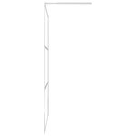 vidaXL Paroi de douche et étagère Chrome 100x195cm Verre ESG&Aluminium