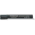 Set de 4 marqueurs permanents lumocolor  noir staedtler