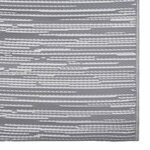 vidaXL Tapis d'extérieur Gris 190x290 cm PP