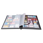 Album De Timbres Globe-trotter 16 Pages Noires - 22 5x30 5 Cm - Visuels Assortis - X 5 - Exacompta