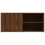 vidaXL Meuble TV Chêne marron 80x31 5x36 cm Bois d'ingénierie