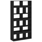 Paravent vidaXL 2 Pièces Chêne noir 100x33x187 5 cm Bois d'ingénierie