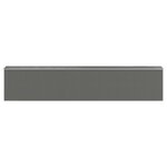 vidaXL Abri de jardin Gris clair 192x1021x223 cm Acier galvanisé