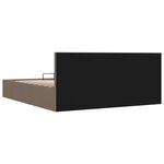 vidaXL Cadre de lit à rangement hydraulique sans matelas 160x200 cm