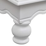 vidaXL Armoire avec 2 portes et 1 tiroir Bois Blanc