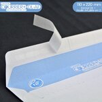 Lot de 500 Enveloppes blanches DL avec FENÊTRE - gamme Courrier+