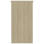 vidaXL Bureau Chêne Sonoma 80x40x75 cm Aggloméré