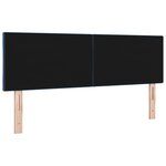 Tête de lit vidaXL Design blocs de diamants bleue 144 cm tissu