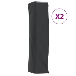 vidaXL Housses de chauffage 2 Pièces forme de pyramide 58x58x228 cm