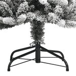 vidaXL Sapin de Noël artificiel avec neige floquée 210 cm PVC et PE