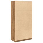 vidaXL Garde-robe chêne artisanal 100x50x200 cm bois d'ingénierie