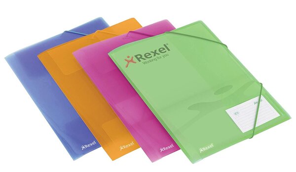 Lot de 4 Ice chemise à rabat A4 coloris assortis REXEL