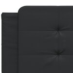 vidaXL Cadre de lit sans matelas noir 160x200 cm similicuir